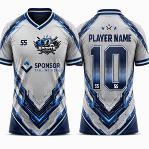 เสื้อฟุตบอลเทรนดี้ขายส่ง ออกแบบมาเพื่อนักกีฬาฟุตบอลยุคใหม่ที่มองหาความสบายระดับพรีเมียมและคุณภาพที่ทนทานสำหรับผู้ชาย - Product Image 2