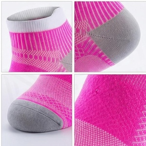 Pink Ankle <b>Socks</b> Breathable Knitted <b>Running</b> <b>Socks</b> for Adults Summer Season - Product Image 4
