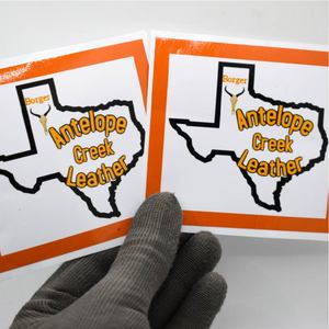 Custom Decorative Glossy Die-Cut PVC <b>Vinyl</b> Logo Stickers | UV Printed Waterproof Square Die Cut Decals for Windows & Outdoor Use - Product Image 5