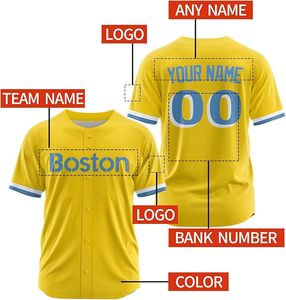 Camiseta de Béisbol Personalizada, Camisetas City Connect con Nombre y Número Bordados/Impresos para Hombres/Mujeres/Jóvenes/Niños - Product Image 2
