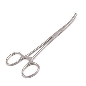 Precise Kelly Hemostat Forceps Locking Tweezers Clamp Silver 5.5 Straight and Curved Stainless Steel By <b>Blush</b> Surgical - Product Image 4