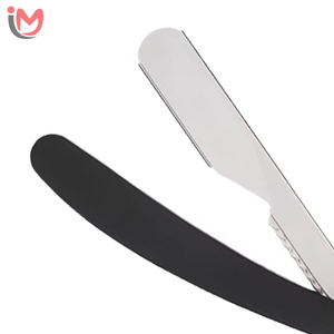 Navaja de Afeitar Plegable de Doble Filo, Cortador de Barba Manual, Afeitadora Profesional de Acero Inoxidable, Soporte para Navaja de Afeitar Afilada de Salón - Product Image 2