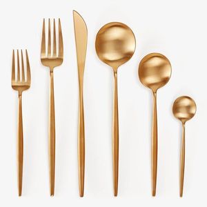 Wooden Spoon and Fork Set Matte Finish Minimalist Design Reusable Flatware for <b>Camping</b> - Product Image 5