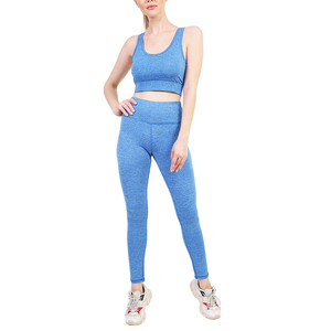 Servicios OEM, Conjunto de Yoga para Mujer Tallas Grandes, Diseño Personalizado de Alta Calidad, 2 Piezas, Transpirable, Secado Rápido, Precio al por Mayor con OEM - Product Image 1