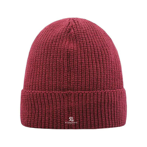 Bonnet d'hiver ODM personnalisé avec logo, bonnet tricoté en acrylique doux et chaud, avec revers, pour hommes et femmes, idéal pour le cyclisme, la course et les voyages - Product Image 4