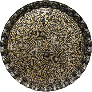 Platos Metálicos Modernos para Cocina, Plato para Dulces, Plato para Servir en Bodas, Bandeja para Servir Comida en Fiestas Interiores y Exteriores - Product Image 6