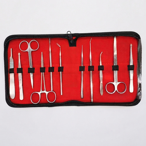 Kit de Instrumentos Quirúrgicos Profesionales de 11 Piezas de Acero Inoxidable, Juego de Instrumentos Médicos Quirúrgicos para Examen y Extracción - Product Image 1