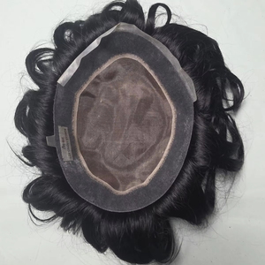 Austrian Taz Hair Bangladesh Premium Quality Mono Human Hair Toupee <b>Wig</b> with Natural Body and <b>Deep</b> <b>Waves</b> Styles - Product Image 1