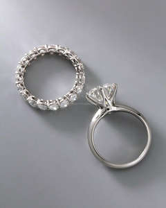 IGI/GIA Lab Grown Vintage 14K oro boda/anillo de compromiso corte diamante Unisex anillos finos para fiestas de aniversario - Product Image 2