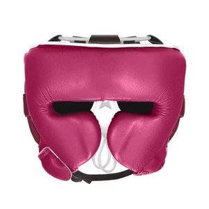 Professional Custom Leather Boxing Training Set Gloves Headgear Shorts Body Guard Punch Mitts Eco-Friendly OEM Logo Wholesale - Product Image 3