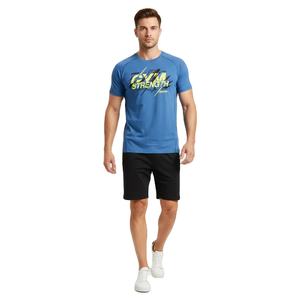 Camisetas deportivas para hombre, cuello redondo, tela ligera y transpirable, ideal para correr, gimnasio o deportes, proveedor de marca privada OEM. - Product Image 3