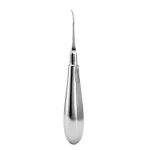 Elevador Dental Curvo Premium PZB de 150 mm |   Elevador PDL de Acero Inoxidable para Extracciones Dentales Atraumáticas - Product Image 4