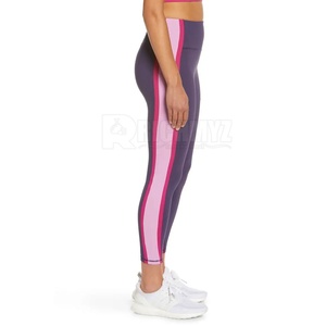 Women's Gym Fitness Leggings Full Length Customizable Elastic Waist Print High Quality Spandex/Polyester Seamless <b>Yoga</b> <b>Pants</b> - Product Image 4