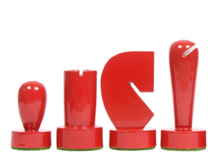 Pions d'échecs Berliner de haute qualité, peints à la main, en bois de buis, au meilleur prix - Product Image 5