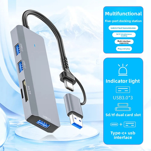 Base de Conexión USB 3.0 TIPO C, Expansor Multipuerto USB C con Lector de Tarjetas SD y TF para Laptop - Product Image 5