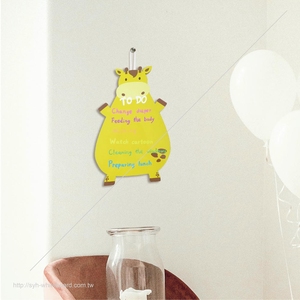 Giraffe-Shaped Portable Lightweight <b>Desk</b> Top Memo Board Small Whiteboard Writing Display Advertising Board Eco-Friendly - Product Image 5