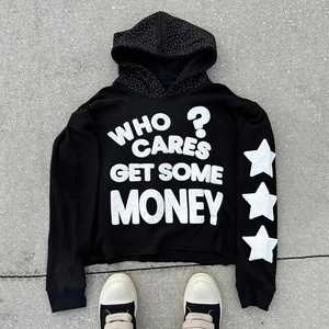 Venta al por mayor de sudaderas con capucha de impresión 3D personalizado de gran tamaño sudaderas con capucha de los hombres de espuma de Impresión logotipo de peso pesado Puff sudaderas con capucha - Product Image 1