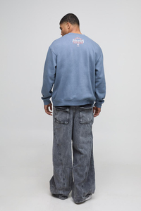 Custom High Quality Vintage Wash Man Oversized Denim Pants Streetwear Baggy Jeans <b>for</b> Men - Product Image 2