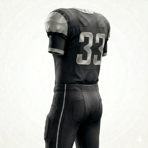 Uniforme de football américain de qualité supérieure, réfléchissant, respirant, design extérieur personnalisé, 25 ensembles MOQ, 100% polyester, sur mesure - Product Image 6