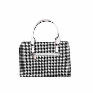<b>White</b> <b>Tote</b> Handbag P55563 - Product Image 1