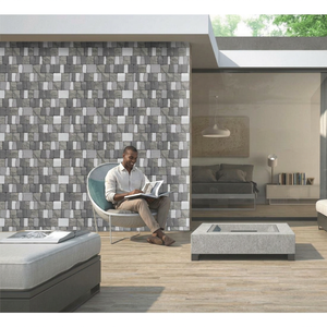 Carreaux muraux émaillés 3D effet pierre sablée, design mat, 300x450mm, pour extérieur, hall, 12x18, prix abordable - Product Image 3
