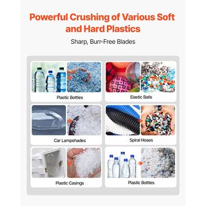 Kit de lames pour broyeur en acier allié, 12 lames rotatives, 2 lames fixes, haute dureté, lames SKD-11 compatibles avec le modèle 400, broyeur industriel - Product Image 4