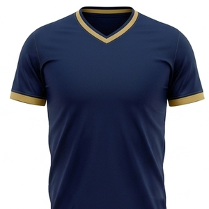Maillot de baseball personnalisé respirant à col en V et manches courtes avec impression du nom et du numéro de l'équipe, vêtements de sport en polyester pour hommes, coupe régulière pour adultes - Product Image 2