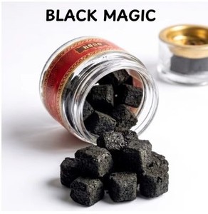 Bakhoor Black Magic Wood de forme carrée | Encens arabe de qualité supérieure en forme carrée pour la maison et parfum Bakhoor longue durée Black Magicbakhoor - Product Image 1