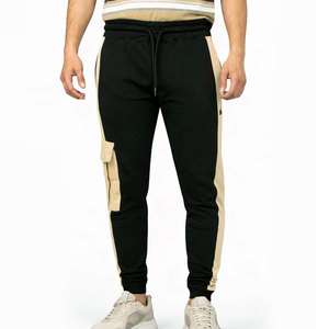 Pantalon de jogging droit pour homme, décontracté et tendance, coupe régulière confortable, longueur intégrale, respirant, séchage rapide, taille mi-haute, en toile - Product Image 1