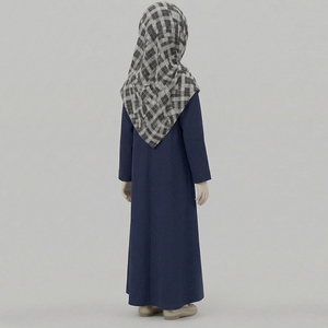 Best Manufacturers Quality Islamic Women's Abaya Custom Made Kaftan Arab Dubai 100% Silk Chiffon Button Wholesale - Product Image 4