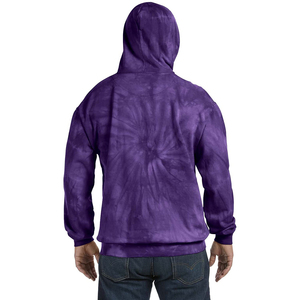Sweat-shirt à capuche unisexe tie-dye en molleton de coton épais, personnalisable avec logo, pour le streetwear et les tenues décontractées (vente en gros) - Product Image 2
