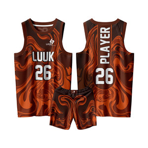 Men's Plus Size Customer Demand Printed 100% <b>Polyester</b> Breathable Moisture Wicking Quick Dry Basketball Jersey & <b>Shorts</b> Set - Product Image 6