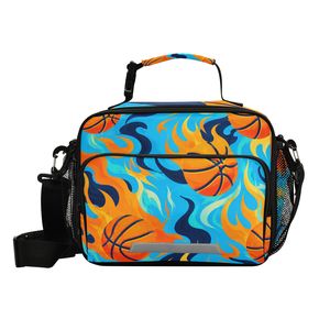 Sac à lunch isotherme personnalisé, imperméable, avec fermeture éclair, pour le transport de repas, idéal pour l'école et les voyages - Product Image 1