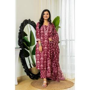 Dupmaroon ผ้าฝ้ายพิมพ์ด้วยมือจากนักออกแบบ - Product Image 1