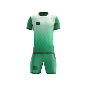 Maillot de football unisexe personnalisé à manches courtes, séchage rapide, respirant, ensemble uniforme d'équipe pour l'entraînement de football - Product Image 5