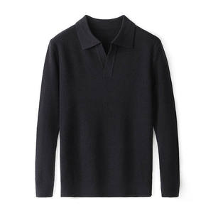 <span class=keywords><strong>Pull</strong></span>-over en maille pour <span class=keywords><strong>homme</strong></span>, nouveau design, col polo, décontracté et professionnel, avec logo personnalisé OEM, col à revers, <span class=keywords><strong>pull</strong></span> tricoté - Product Image 3