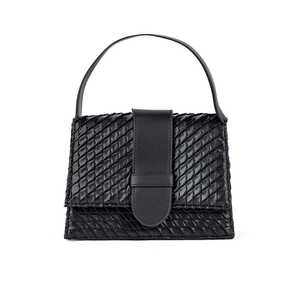 Bolso de mano informal negro para mujer P55630 Accesorio de noche elegante - Product Image 3