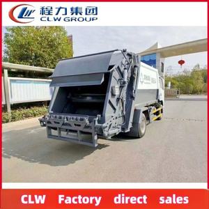 <span class=keywords><strong>Precio</strong></span> más bajo Dongfeng 4*2 6 metros cúbicos cargador trasero <span class=keywords><strong>camiones</strong></span> de recolección de basura camión de basura de compresión para la venta - Product Image 5
