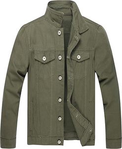 Veste en jean décontractée pour homme, 100 % coton, avec logo personnalisé sur le devant, respirante, écologique, séchage rapide, haute qualité, pour l'extérieur, vente en gros - Product Image 1