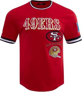 Camiseta Roja de los San Francisco 49ers, Bordado a Máquina, Poliéster Duradero, Recuerdo Deportivo - Product Image 1