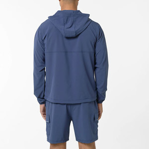 Wholesale Factory Price Windbreaker Nylon <b>Shorts</b> <b>Set</b> Luxury 100% Nylon Jacket and <b>Shorts</b> Windbreaker <b>Set</b> For Men - Product Image 2