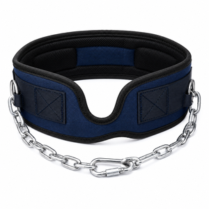 Double D-<b>Ring</b> Back Support Strap Home Wholesale Weighted Pull-up Belt <b>Thick</b> Neoprene Weight Lifting Dip Belt with Chain - Product Image 4