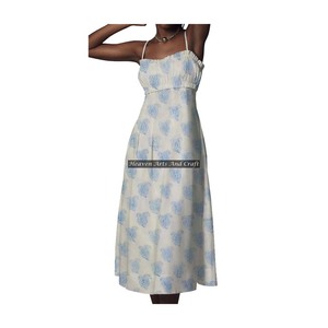 Nuevo Vestido Elegante para Bebé Niña 2026, Diseño Impresionante con Tirantes Finos, Sin Mangas, Hermosa Tela de Algodón, Nuevo Modelo - Product Image 1