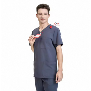 Uniformes unisex multicolores suaves de la enfermera del hospital de la tela de Oxford con logotipo personalizado OEM - Product Image 1