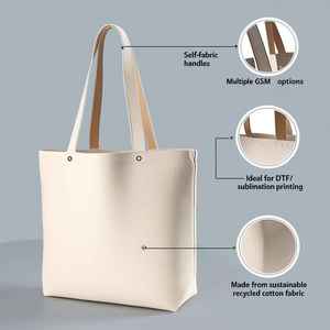 Sac messager en jute naturel robuste avec longue sangle et coutures renforcées, sac bandoulière pour ordinateur portable et usage professionnel - Product Image 6