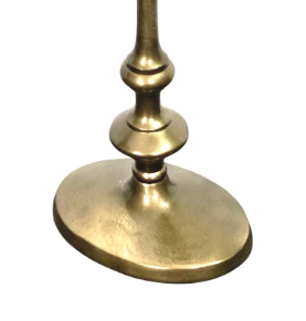 Luxury <b>Antique</b> Brass Oval Drink <b>Table</b> Metal Pedestal Accent <b>Side</b> <b>Table</b> Decorative Gold Drink Tray Stand Case Wholesale Gift - Product Image 5