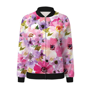 Custom Design Lifestyle Women Printing Varsity <b>Jackets</b> Fashion Focused Garment For Modern Urban Dressing For Adult - Product Image 1