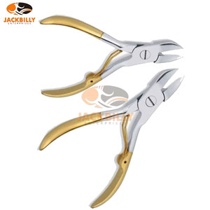 Ciseaux à couronne manuels de qualité supérieure 10,5 cm, pointe TC droite et courbée, instruments chirurgicaux dentaires en acier inoxydable - Product Image 4