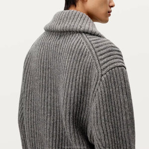 Suéteres Cárdigan Transpirables para Hombre, Nuevo Diseño, Otoño, Última Moda, Estilo Hip Hop, Tejido de Punto, Secado Rápido, Forro Polar, Poliéster - Product Image 3