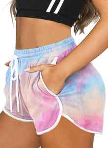 Pantalones Cortos Deportivos para Mujer, con Tela Elástica de Recuperación Dinámica, Silueta Ajustada, Impresión por Sublimación que Mejora el Rendimiento - Product Image 3